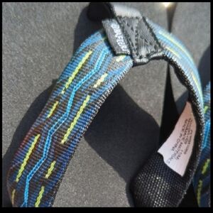 RAFTERS Flip Flops Sandals Size 11 Toddler Kids Blue Black Vacation BEach